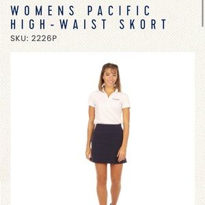 Smallwoods size 0 pacific high-waist skort color navy